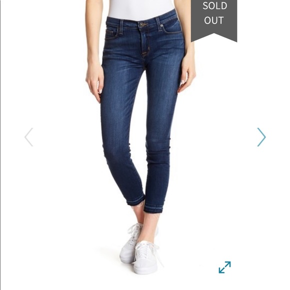 Hudson Midrise Natalie Super Skinny Crop Jeans 26 - Picture 3 of 6